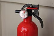 Check fire extinguishers pressure Photo